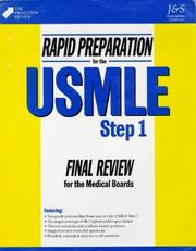 Cover of: Rapid preparation for the USMLE step 1 by [authors: Kurt E. Johnson ... [et al.].