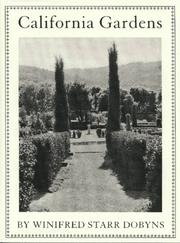 Cover of: California gardens