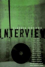 Cover of: Interview by Claudia Dreifus