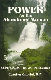 Cover of Power for the Abandoned Woman, Confronting the Victim Illusion by Unknown