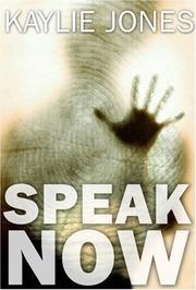 Cover of: Speak now