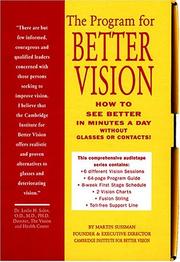 Cover of: The Program for Better Vision Audiotape System