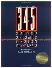 Cover of: 345 Solved Seismic Design Problems