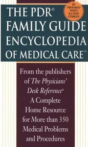 Cover of: PDR Family Encyclopedia of Medical Care