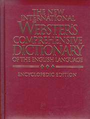 Cover of: The New International Webster's Comprehensive Dictionary of the English Language; Encyclopedic Edition (Dictionaries)