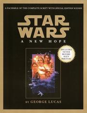 Cover of: Star Wars, a new hope by George Lucas