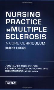 Cover of: Nursing Practice In Multiple Sclerosis: A Core Curriculum