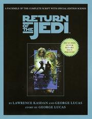 Cover of: Script Facsimile: Star Wars: Episode 6 by George Lucas