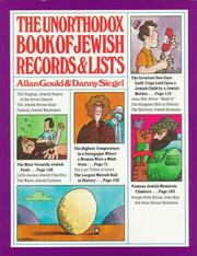 Cover of: The Unorthodox Book of Jewish Records & Lists