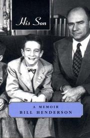 Cover of: His Son: A Memoir