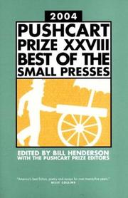 Cover of: The Pushcart Prize XXVIII: Best of the Small Presses, 2004 Edition