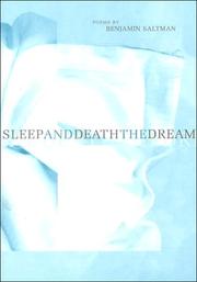 Cover of: Sleep and death the dream by Benjamin Saltman