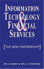 Cover of: Information technology & financial services by Anthony Gandy