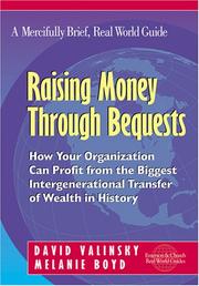 Raising money through bequests by David Valinsky, Melanie Boyd
