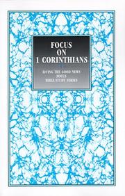 Cover of: Focus on 1 Corinthians (Focus Bible Study)