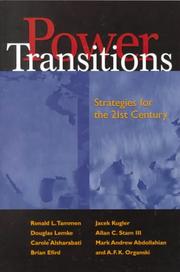 Cover of: Power transitions: strategies for the 21st century