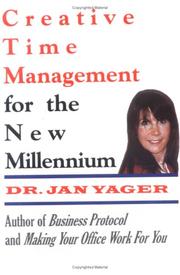 Cover of: Creative Time Management for the New Millennium by Jan Yager