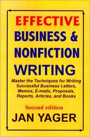 Cover of: Effective Business & Nonfiction Writing