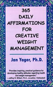 Cover of: 365 Daily Affirmations for Creative Weight Management