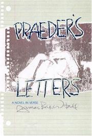 Cover of: Praeder's letters by James Baker Hall