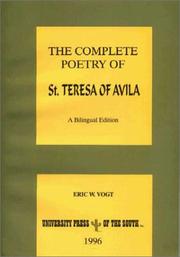 Cover of: The Complete Poetry of Teresa of Avila: A Bilingual Edition (Iberian Studies , No 4)