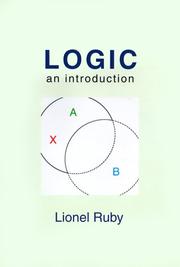 Cover of: Logic: An Introduction