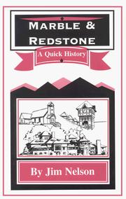 Cover of: Marble & Redstone - A Quick History