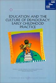 Cover of: Education and the culture of democracy: early childhood practice