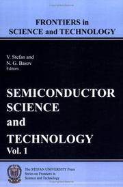 Cover of: Semiconductor Science and Technology, Volume 1. (Stefan University Press Series on Frontiers in Science and Technology) by 