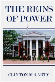 Cover of: The reins of power: racial change and challenge in a southern county