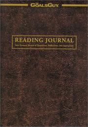 Cover of: Reading Journal : Your Personal Record of Quotations, Reflections, and Impressions