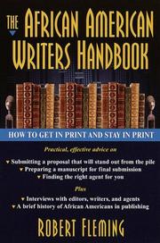 Cover of: The African American writer's handbook: how to get in print and stay in print