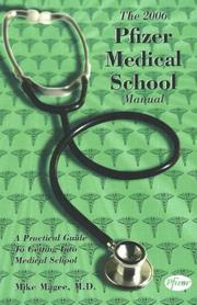 Cover of: The 2006 Pfizer Medical School Manual