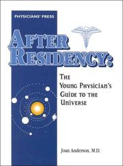 Cover of: After Residency by Joan Anderson