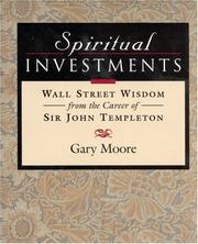 Cover of: Spiritual investments by Gary D. Moore
