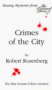 Cover of: Crimes of the City