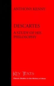 Cover of: Descartes by Anthony Kenny