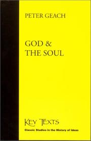 Cover of: God and the soul by P. T. Geach