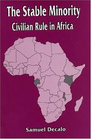 Cover of: The stable minority: civilian rule in Africa, 1960-1990