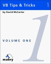 Cover of: Visual Basic Tips and Tricks | David McCartee
