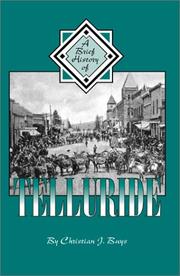 Cover of: A brief history of Telluride
