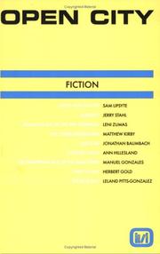 Cover of: Open City #22: Fiction/Nonfiction