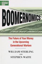 Cover of: Boomernomics by William Paul Sterling