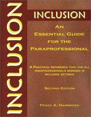 Cover of: Inclusion by Peggy A. Hammeken