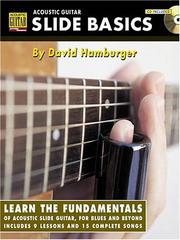 Cover of: Acoustic guitar slide basics