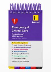 Cover of: Emergency & Critical Care Pocket Guide