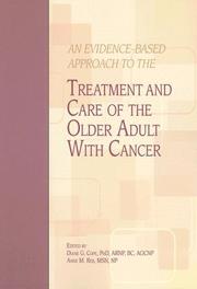 An evidence-based approach to the treatment and care of the older adult with cancer by Cope