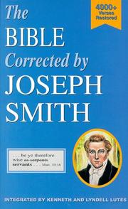 Cover of: The Bible corrected by Joseph Smith