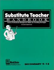 Cover of: Substitute Teacher Handbook 9-12, Fourth Edition