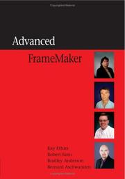 Cover of: Advanced framemaker